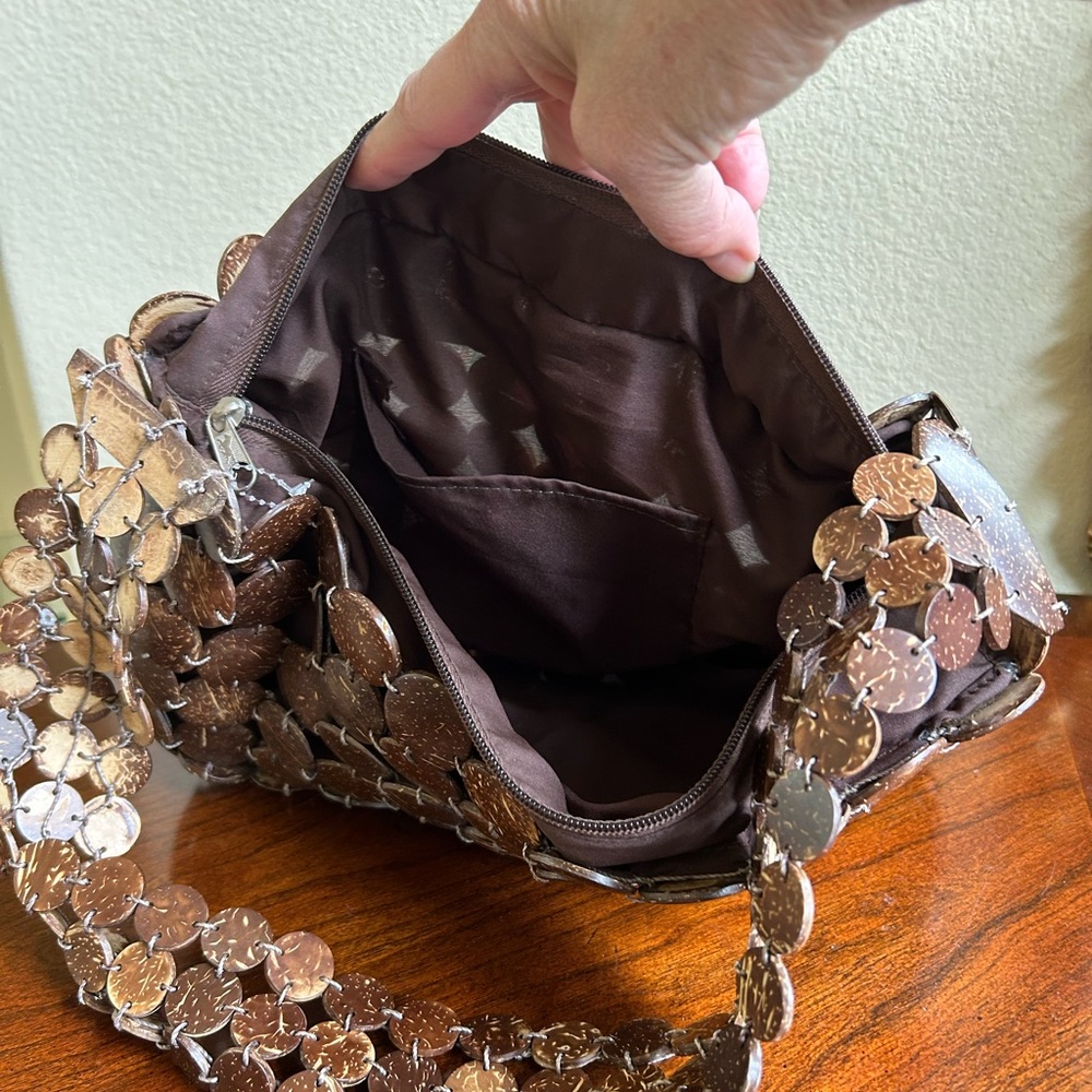 Nwot Coconut Shell Bag - image 4